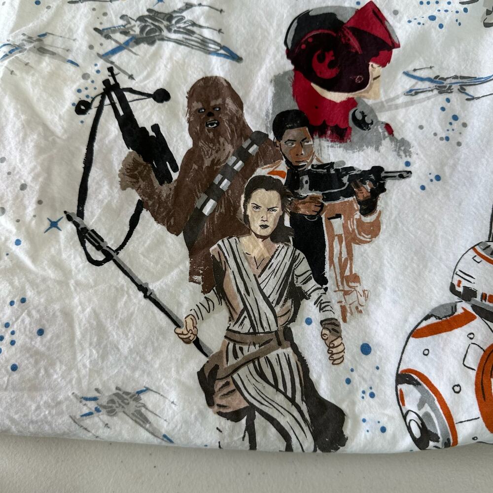 Pottery Barn Kids Star Wars The Empire Flat Sheet Size twin